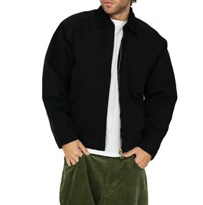 Custom Logo Man's Factory Supply Twill Custom <b>Worker</b> Mechanic Heavy Canvas Men's Work <b>Jacket</b> - Product Image 2