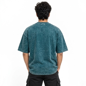 fashion Men oversized Acidwash <b>T</b> <b>Shirts</b> modern casual design heavyweight breathable cotton Men oversized Acidwash <b>T</b> <b>Shirts</b> daily - Product Image 5