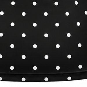 <b>Black</b> Polka Dot <b>Women</b> Mock Neck Short Sleeve T <b>Shirt</b> Slim Fit Stretch Casual Printed Top Fashion Summer Apparel Wholesale Custom - Product Image 6