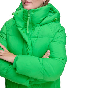 Fashion Winter Puffer Jacket for Women Warm Bubble Cotton Padded Street Style Breathable <b>Canvas</b> Womens Jacket - Product Image 5