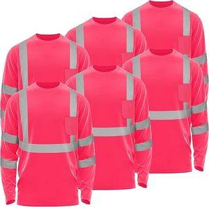 เสื้อเชิ้ตนิรภัยแขนยาวแบบสะท้อนแสงยอดนิยมสำหรับผู้ชายในงานก่อสร้าง - Product Image 1