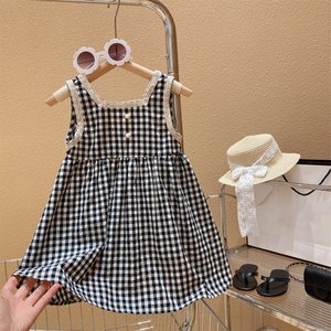 Baby Girl Dress Little Kids Dresses Girls Comfy Sleeveless Sleeve Tank Dress - Children Sundress Summer - Product Image 4