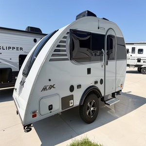รถพ่วงคาราวานพับได้ Teardrop Travel Trailer สำหรับการตั้งแคมป์และการเดินทาง ขาย - Product Image 5