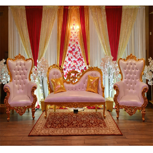 Sofá para Pareja para Escenario de Boda Musulmana Walima Nikah, Muebles para Escenario de Recepción de Boda India, Escenario de Boda Real, Chaise Longue Italiana, Australia - Product Image 1