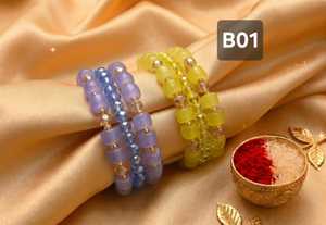 Elegante Pulsera de Cuentas de Cristal Rosa para Mujer, Hecha a Mano, Elástica, Joyería de Moda, Pulsera Apilable, Regalo para Niñas, Amistad - Product Image 2
