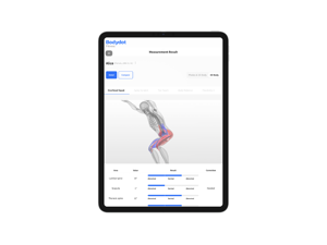 เครื่องวิเคราะห์สมรรถภาพร่างกายอัจฉริยะ Bodydot BDF1000 พร้อมระบบติดตามท่าทางทั้งร่างกายด้วย AI ตัวเครื่องทำจากอลูมิเนียมอัลลอยด์ ไม่สามารถพับได้ หน้าจอ LCD ระบบไฟฟ้า - Product Image 4