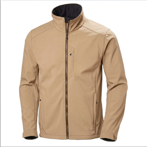 Latest Model Comfortable <b>Men's</b> <b>Canvas</b> Softshell <b>Jacket</b> Stand Collar Front Logo Custom Design Best Quality - Product Image 2