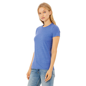 T-shirts courts à manches courtes pour femmes, personnalisables avec logo, 100 % coton, coupe classique, imprimés, écologiques, vente en gros - Product Image 1
