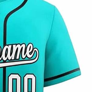 Camiseta de béisbol para hombre con logo personalizado impreso, estilo único para deportes al aire libre, camiseta de béisbol subida por Dress Sports - Product Image 3