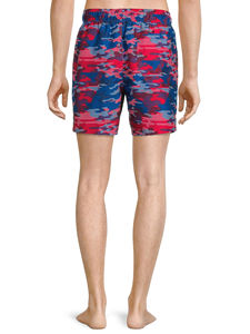 PU Camouflage Quick Dry High Waist Drawstring Closure Swimming <b>Trunks</b> Breathable Summer Swim Boxer <b>for</b> <b>Men</b> - Product Image 6