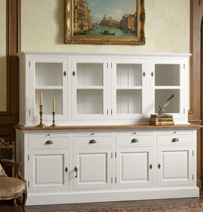 Armoire en bois massif Shure, écologique et durable, finition naturelle, 4 tiroirs, design moderne minimaliste pour salon, chambre, entrée - Product Image 2