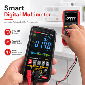 เครื่องวัดอัจฉริยะสี DMM-125A เหมาะสำหรับการวัดแรงดันไฟฟ้าและกระแสไฟฟ้าต่างๆ อย่างแม่นยำ เหมาะสำหรับการวัดที่ครอบคลุม - Product Image 6