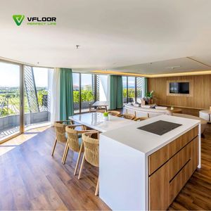 Suelo de vinilo impermeable Spc, suelo de Pvc, suelo de vinilo plástico de grano de madera Spc - Product Image 3