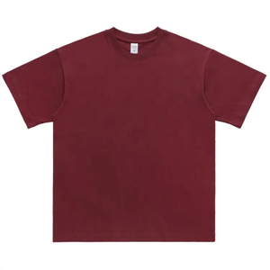 T-shirt personnalisé effet vieilli 100% Coton, col Ringer, imprimé, en French Terry, coupe ajustée, délavé vintage, délavé à l'acide, séchage rapide, pour homme - Product Image 4