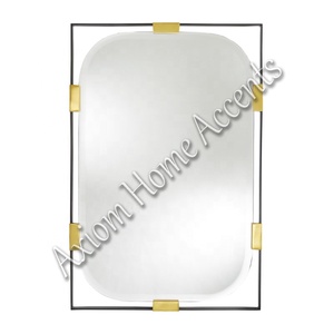 Axiom Home Accents Miroir Mural Design Rustique Finition Distressed Moderne De Luxe En Métal Encadré Ferme Style Vintage Fer Maison - Product Image 5