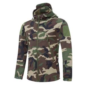 Chaqueta Táctica de Camuflaje para Hombre, con Capucha, Impermeable, Transpirable, Resistente al Viento, Ignífuga, de Secado Rápido, con Tela de Velour para Actividades al Aire Libre - Product Image 6