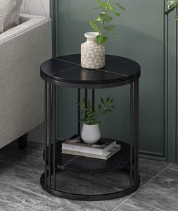 Table d'appoint en fer forgé pour balcon, idéale pour le café du matin, la lecture, la détente, l'exposition de plantes, mobilier d'extérieur pour appartement et espaces de loisirs - Product Image 5