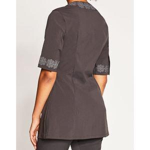 Uniforme de Trabajo para Salón de Belleza y Spa, Túnica para Mujer, con Logotipo Personalizado, Alta Calidad, Estilo Masaje Tailandés, Venta Caliente - Product Image 4