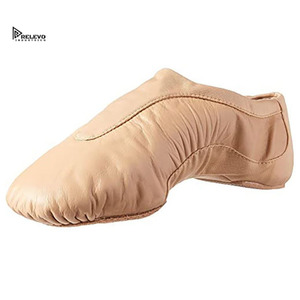 Chaussures de jazz en cuir souple à semelle fendue, légères et confortables pour la danse, pour femmes et hommes, idéales pour la pratique et l'entraînement - Product Image 3