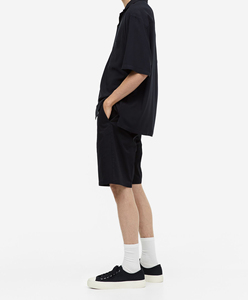 Shorts en jean en coton pour personnel, coupe droite, couleur unie claire, confortables, style mode, avec boutons, pour l'été, prix de gros - Product Image 6
