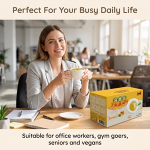 Sopa en Polvo Vegana de Origen Taiwanesa, Alta en Proteínas y Multigranos |   42% de proteína vegetal |   Aislado de Proteína de Guisante y Soja |   Venta al por Mayor - Product Image 5