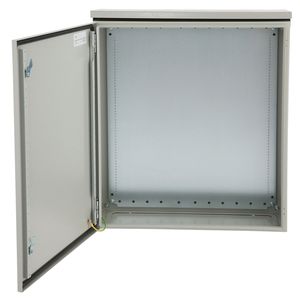 Armadio Elettrico da Esterno NEMA 4 IP65 Impermeabile e Antipolvere in Acciaio Laminato a Freddo 60x60x30 cm - Product Image 6