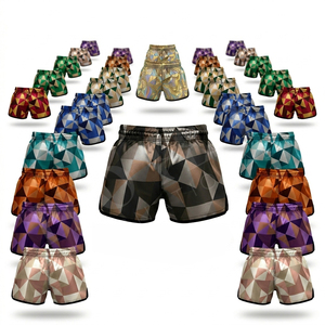 Vêtements MMA pour compétition de combat, design personnalisé imprimé par sublimation, design intégral, entraînement, shorts de kickboxing, Muay Thai - Product Image 1