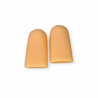 Vente en gros : Coussinets de protection en gel de silicone souple couleur chair pour doigts et orteils, anti-ampoules, cors et callosités, pour le soin des mains et des pieds