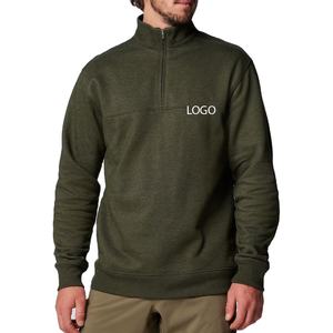 Sudadera de Manga Larga para Hombre con Puños y Cintura Acanalados, Cuello Alto, Servicio OEM, Precio al por Mayor, Transpirable - Product Image 1