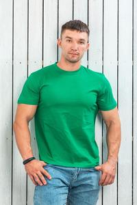 T-shirts vierges pour hommes en coton 100% uni, 180 g/m², à manches courtes, style sportif décontracté, séchage rapide, pour l'été, vente en gros - Product Image 3