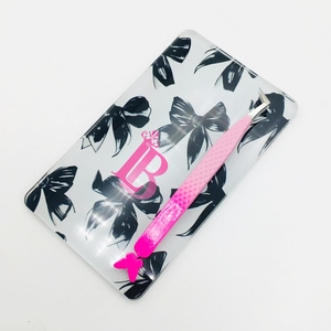 Plateau magnétique en acrylique pour cils, motif cœur, carré, papillon, design floral, haute demande, outil de beauté écologique et durable - Product Image 1