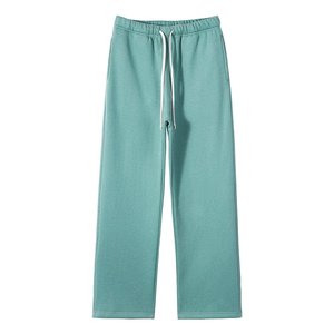 Women's Solid Color Heavyweight French Terry <b>Skinny</b> Fit Elastic Waist <b>Joggers</b> Knee Length Winter Style - Product Image 1