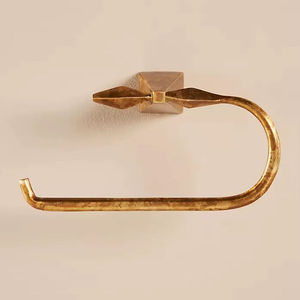 Handcrafted Iron Wall Mounted Toilet <b>Paper</b> Holder Modern Bathroom <b>Tissue</b> Holder for Luxury Home Decor - Product Image 1