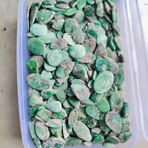 พลอยวาริสไซต์แท้ธรรมชาติทรงหลังเบี้ยหลายประเภททำด้วยมือทำจากพลอยวาริสไซต์สำหรับทำเครื่องประดับแฮนด์เมด - Product Image 1