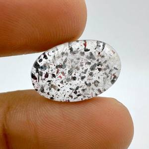 Cabujón de piedra preciosa Super Siete natural de 11.00 quilates, cabujón Super Siete de buena calidad para la fabricación de joyas, tamaño 20X13X5MM - Product Image 1