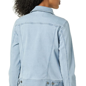 Soft <b>Material</b> Comfortable Fit Long Lasting Wear Eco Friendly Women <b>Denim</b> jacket stylish Custom logo Available Women <b>Denim</b> jacket - Product Image 2