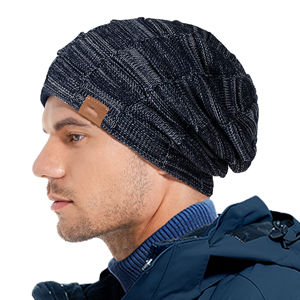 Gorro de Punto Transpirable y Cálido de Invierno, Ajustable, de Alta Calidad, con Diseño Jacquard Bordado, Logotipo Personalizado, Unisex - Product Image 1