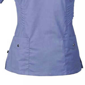 Hot Sale New Designs Pockets Medical <b>Nurse</b> <b>Scrub</b> Sets High Quality Cotton Polyester Short Sleeve OEM Service Hospital <b>Scrub</b> - Product Image 4