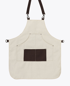 Tabliers de cuisine personnalisés pour adultes, élégants, en toile de coton, avec logo personnalisé imperméable, pour fleuristes, jardinage et travaux manuels. - Product Image 3