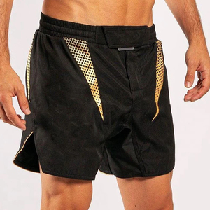 Pantalones Cortos de Boxeo MMA de Alta Calidad, Elegantes con Lentejuelas, Personalizados, de Secado Rápido, Transpirables y Holgados para Hombres y Mujeres - Product Image 3