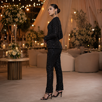 Ensemble coordonné long uni pour femmes en gros |   Ensemble tendance formel 2 pièces assorti, tenue élégante de boutique, ensemble de mode écologique