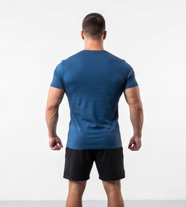 Camisetas Deportivas para Hombre, Casuales, 100% Algodón, Ropa de Gimnasio, Ajuste Musculoso, Ligeras, Estampadas, para Entrenamiento de Fisicoculturismo - Product Image 3