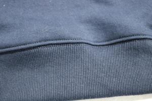 Sudadera con Capucha Azul Marino de Hilos Finos Hechos a Medida 100% Algodón para Invierno - Product Image 5