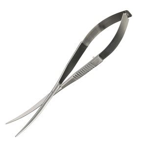 Ciseaux de manucure à lame incurvée violette en acier inoxydable, pointe aiguisée, pour la coupe des ongles, pour droitiers, pour adultes, manche en acier - Product Image 6