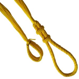 Cuerdas Trenzadas Amarillas con Borlas, Cuerdas Personalizadas de Poliéster para Muay Thai Mongkol, Diademas y Brazaletes - Product Image 6