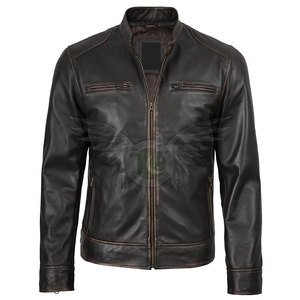<b>Lightweight</b> Casual Urban Streetwear <b>Men</b> Fashion Leather <b>Jacket</b> Premium Modern Design <b>Men</b>’s Street Fashion Leather <b>Jacket</b> - Product Image 2