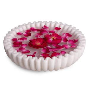 Cuenco artesanal de mármol natural, accesorio decorativo para la mesa, elegante centro de mesa, cuenco de piedra, diseño atemporal - Product Image 1