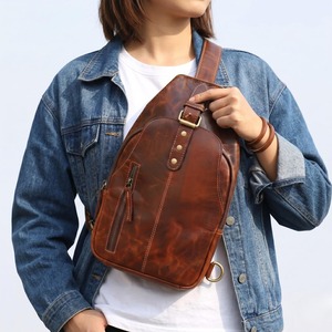 Sac bandoulière en cuir souple, idéal pour étudiants, professionnels et activités quotidiennes en extérieur – Vente en gros - Product Image 5