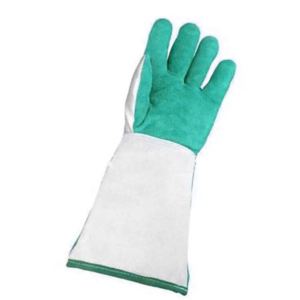 Guantes de Seguridad de Cuero Vacuno Aluminizado Resistentes al Calor, Protección para Manos Contra Chispas, para Bomberos y Trabajo - Product Image 2
