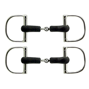 Oferta Especial: Bocado de Doma de Acero Inoxidable con Anillo de Goma Suave, Calidad Premium, Diseño Personalizable - Product Image 4